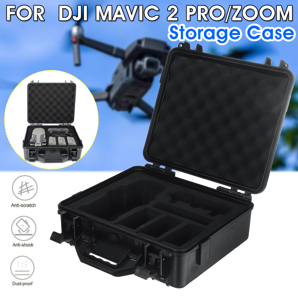 Shockproof-Portable-Carry-Hard-Case-Storage-Bag-Black-For-DJI-Mavic-2-Pro--Zoom-1780566-1