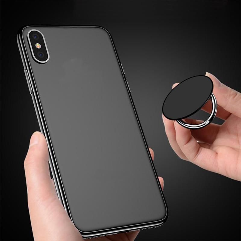 Bakeey-Magnetic-Metal-Phone-Holder-Stand-360deg-Rotation-Finger-Ring-for-Samsung-Galaxy-S21-POCO-M3--1826449-6