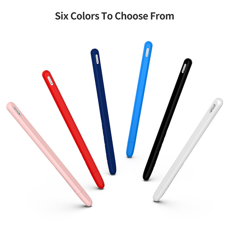 Bakeey-Anti-slip-Anti-fall-Silicone-Touch-Screen-Stylus-Pen-Protective-Case-for-Apple-Pencil-2nd-Gen-1593573-1