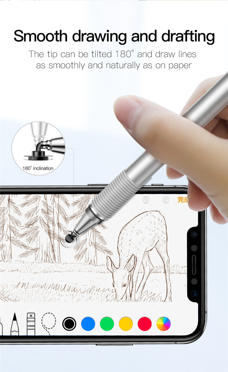 Baseus-2-in-1-Touch-Screen-Capacitive-Stylus-Drawing-Pen-for-iPhone-Mobile-Phone-Tablet-PC-1378693-4