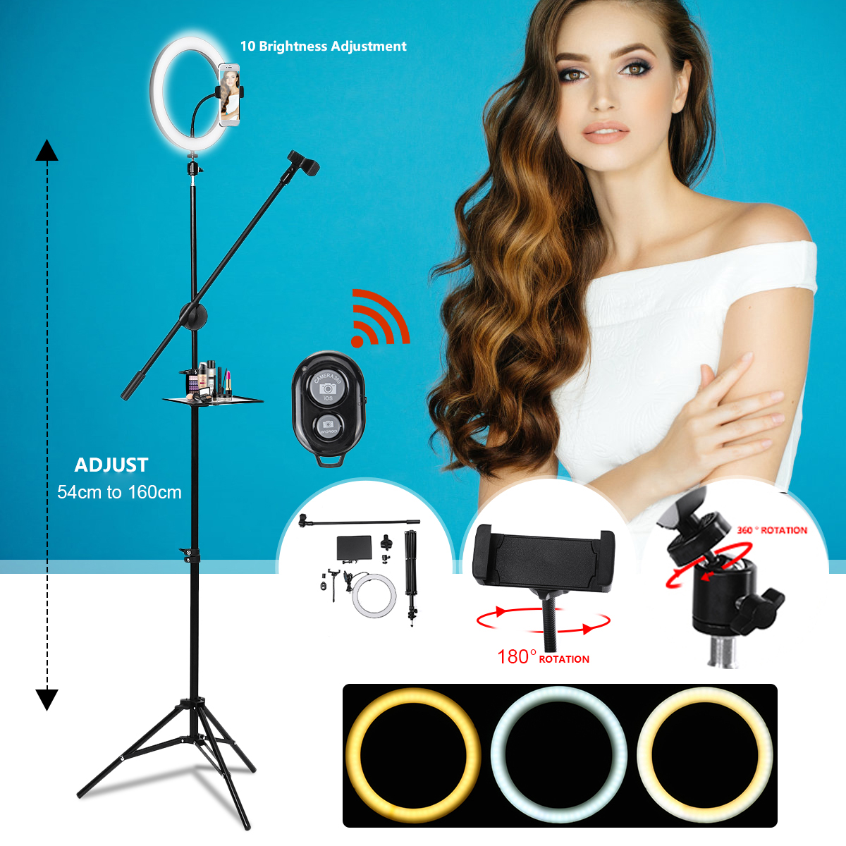 10-Inch-LED-Dimmable-Video-Ring-Light-with-Phone-Holder-bluetooth-Selfie-Shutter-for-Youtube-Tik-Tok-1610733-1