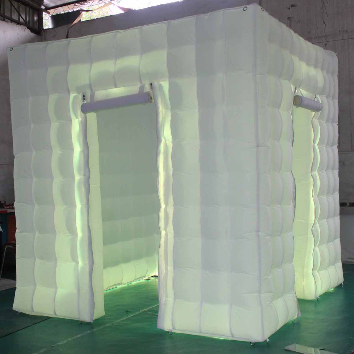 110V-82ft-Two-Door-Multi-color-LED-Inflatable-Photo-Booth-Enclosure-Tent-with-Remote-Control-Air-Ten-1145648-7