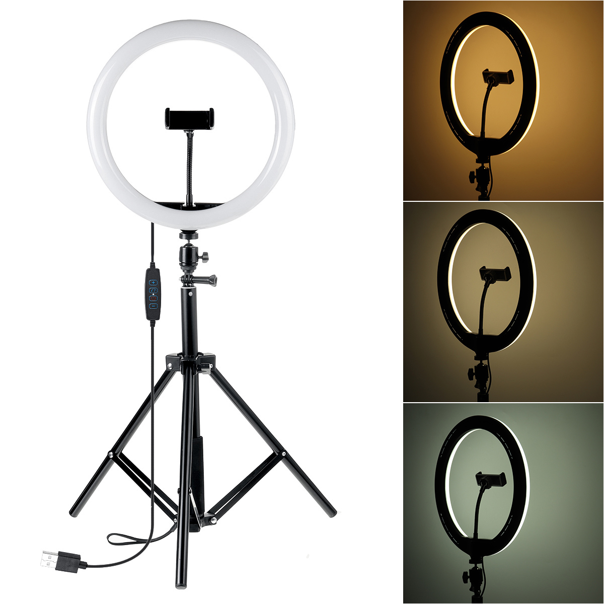12-Inch-30cm-3000K-5500K-Dimmable-Remote-Control-LED-Ring-Light--3-Colors-Modes-Fill-Light-with-163c-1702027-8