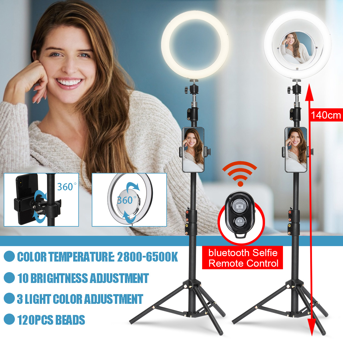 1260quot-Live-Stream-Makeup-Selfie-LED-Ring-Light-With-Tripod-Stand-Bluetooth-Remote-Control-Cell-Ph-1636006-1