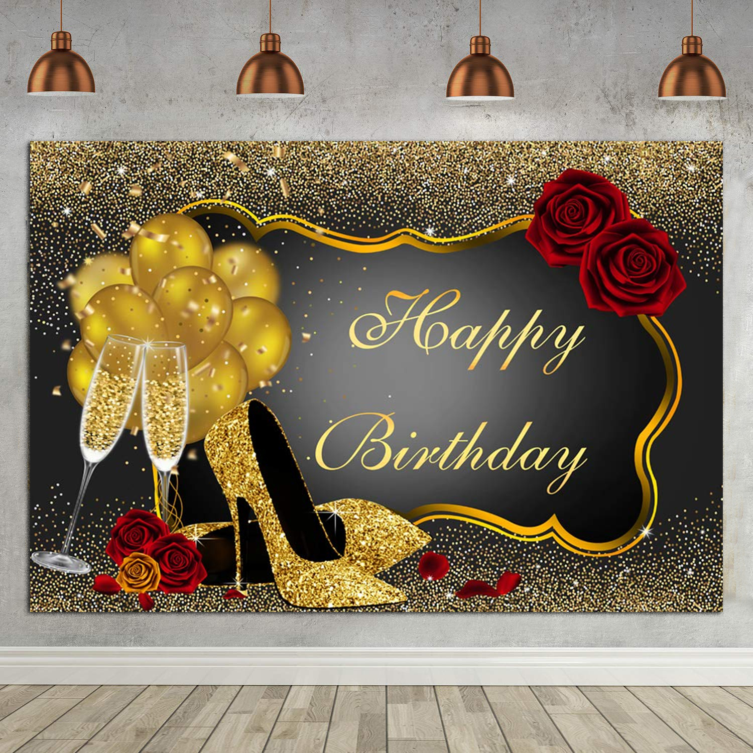 150x100CM-220x150CM-250x180CM-Spray-Painted-Vinyl-Gold-Balloon-Glass-Rose-Photography-Backdrop-Backg-1673245-6