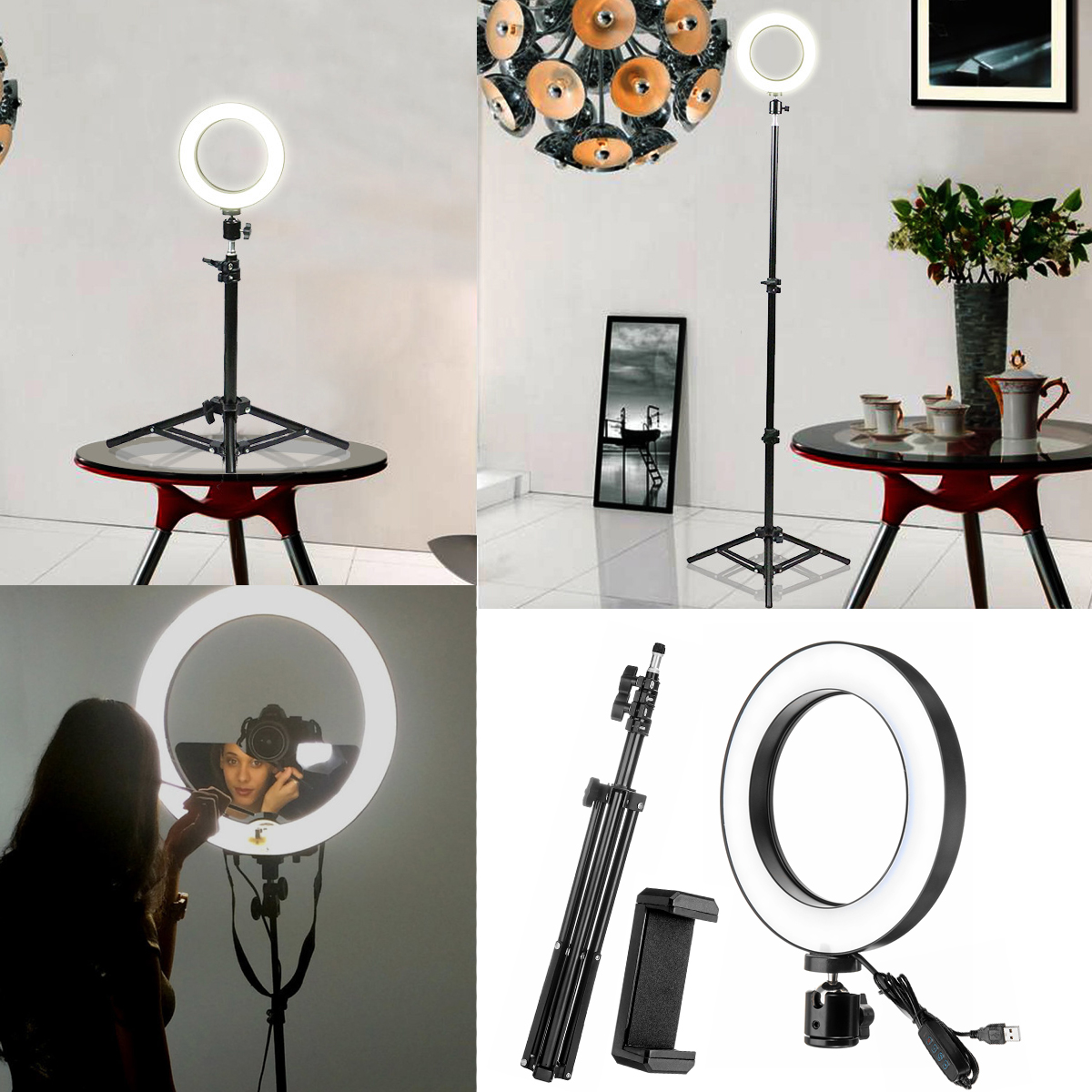 16cm-LED-Video-Ring-Light-5500K-Dimmable-with-160cm-Adjustable-Light-Stand-for-Youtube-Tiktok-Live-S-1403937-7