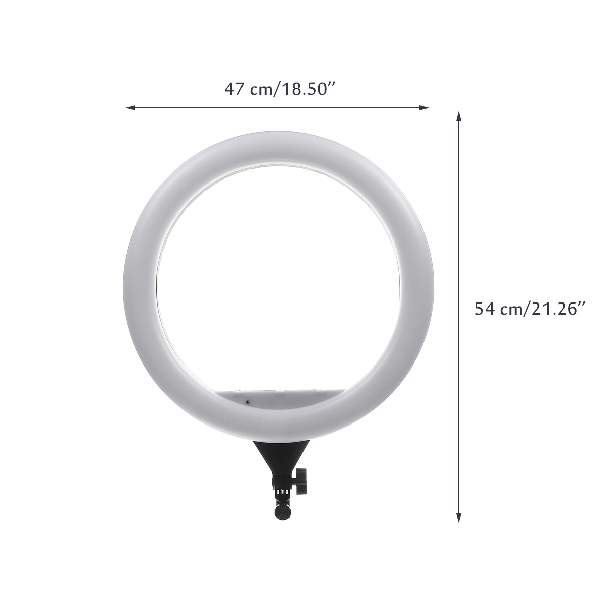 18-inch-LED-Ring-Fill-Light-with-Phone-Clip-6500K-Dimmable-for-Camera-Makeup-Selfie-1782489-11