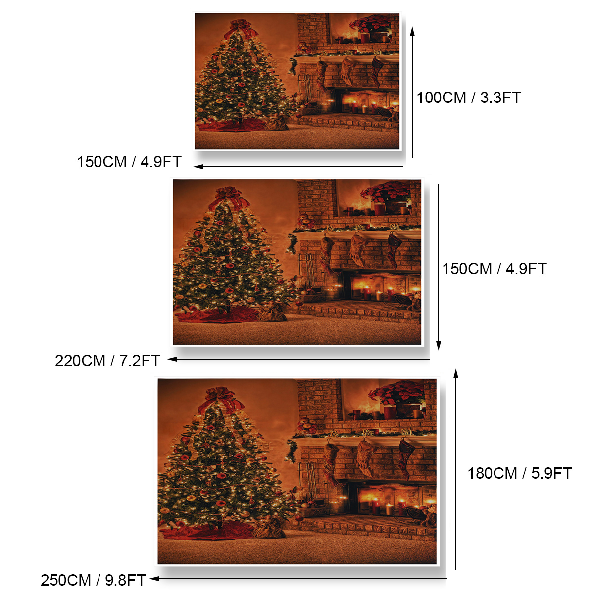 1x15m-15x22m-18x25m-Christmas-Tree-Fireplace-Socks-Photography-Backdrop-Cloth-for-Photo-Studio-Backd-1764545-2