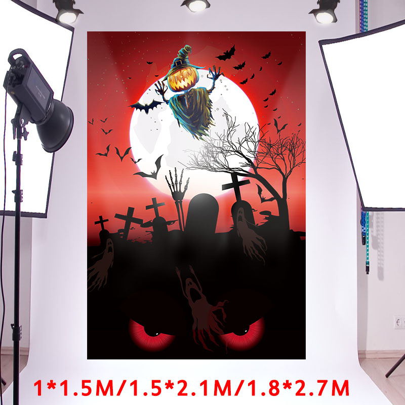 1x15m15x21mHalloween-Pattern-Photography-Background-Photo-Studio-Background-Cloth-Backdrops-Decorati-1763682-2