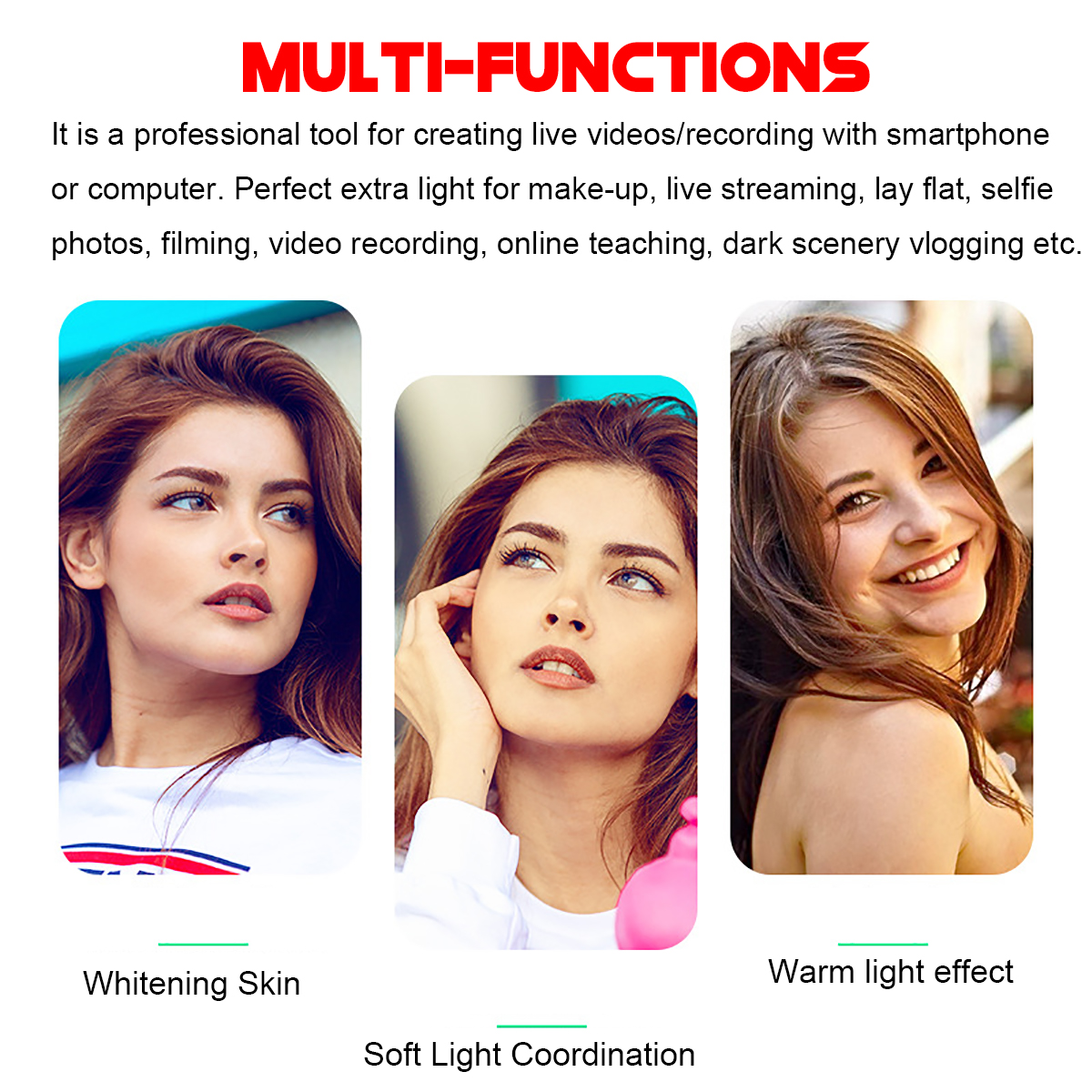 26cm-LED-Ring-Light-3-Color-10-Brightness-Dimmable-Fill-Light-with-Tripod-Stand-Dual-Phone-Clip-for--1702595-8