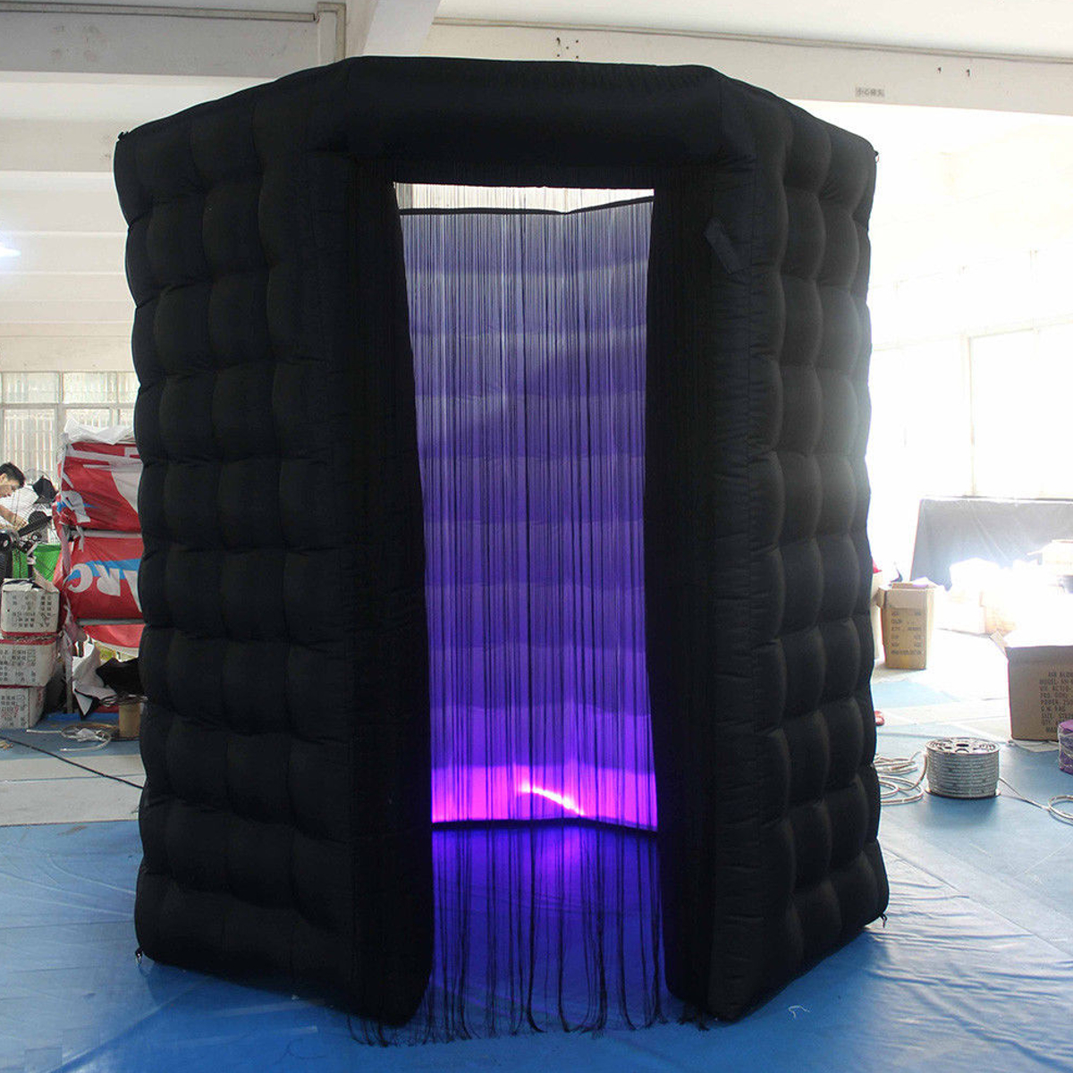 28x28x28M-Single-Door-Octagon-Inflatable-LED-Photo-Shooting-Tent-1299305-5