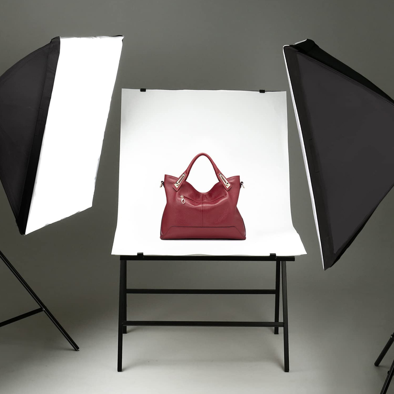 2Pcs-150W-Photography-Softbox-6000K-LED-Lighting-Lamp-Soft-Box-with-Light-Stand-Bracket-Studio-Kit-1940763-12