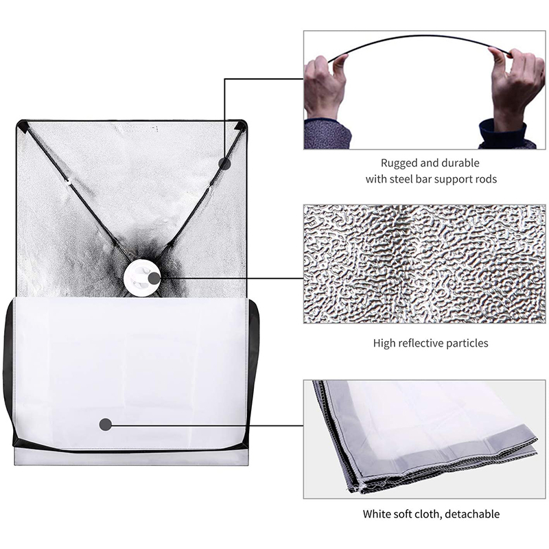2Pcs-150W-Photography-Softbox-6000K-LED-Lighting-Lamp-Soft-Box-with-Light-Stand-Bracket-Studio-Kit-1940763-6