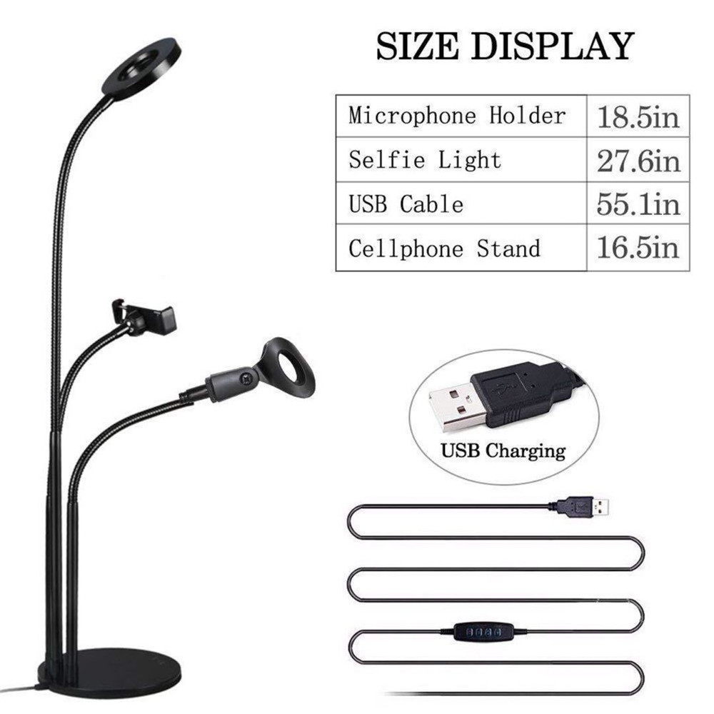 3-in-1-LED-Ring-Light-Dimmable-Lighting-Kit-Phone-Selfie-Tripod-Stand-for-Mobile-Phone-Camera-Live-B-1748900-2