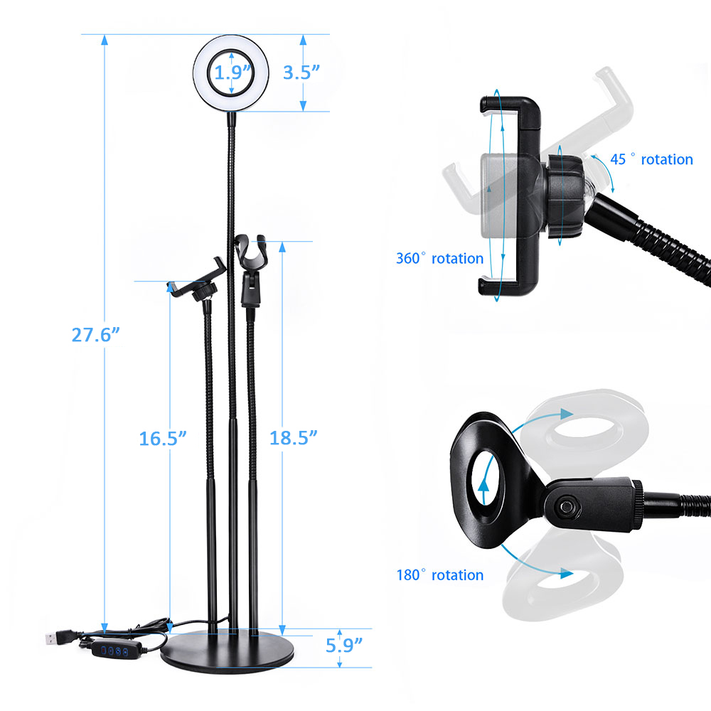 3-in-1-LED-Ring-Light-Dimmable-Lighting-Kit-Phone-Selfie-Tripod-Stand-for-Mobile-Phone-Camera-Live-B-1748900-3