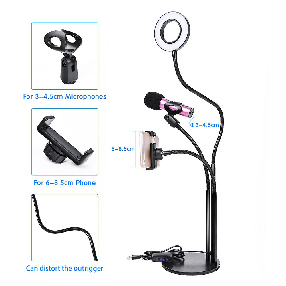 3-in-1-LED-Ring-Light-Dimmable-Lighting-Kit-Phone-Selfie-Tripod-Stand-for-Mobile-Phone-Camera-Live-B-1748900-8