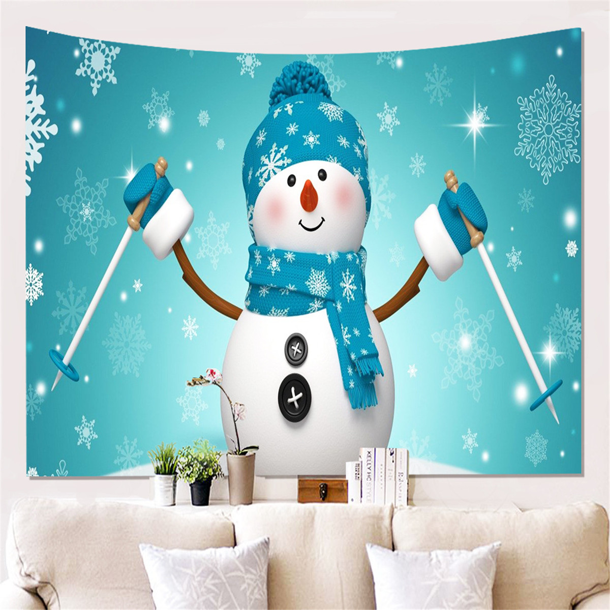 3D-Snowman-Wall-Hanging-Cloth-Photography-Background-Cloth-Hanging-Painting-Tapestry-Wall-Decoration-1748930-11