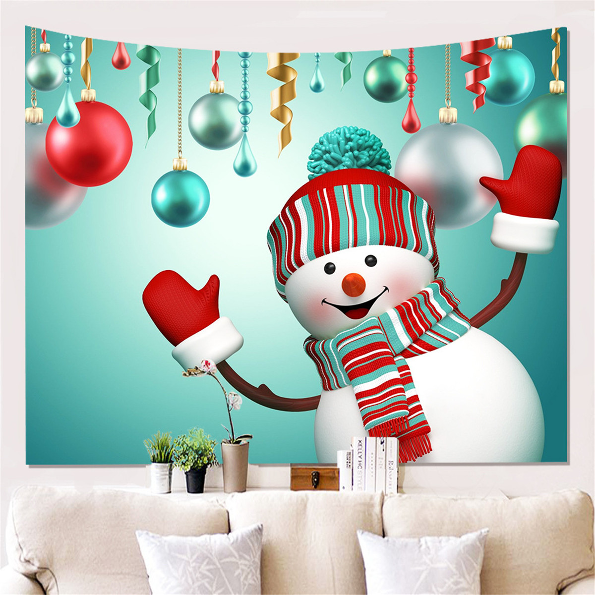3D-Snowman-Wall-Hanging-Cloth-Photography-Background-Cloth-Hanging-Painting-Tapestry-Wall-Decoration-1748930-6