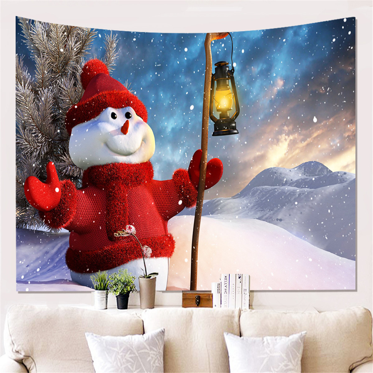 3D-Snowman-Wall-Hanging-Cloth-Photography-Background-Cloth-Hanging-Painting-Tapestry-Wall-Decoration-1748930-8