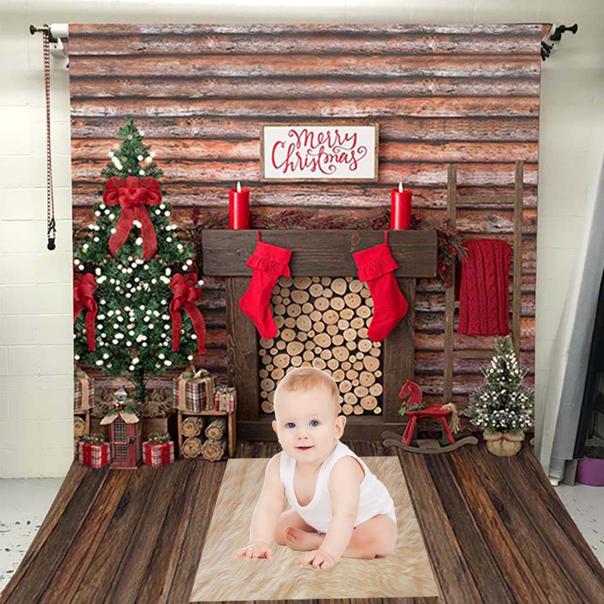 3x5FT-5x7FT-6x8FT-Wooden-Wall-Floor-Merry-Christmas-Tree-Photography-Backdrop-Background-Studio-Prop-1610112-5