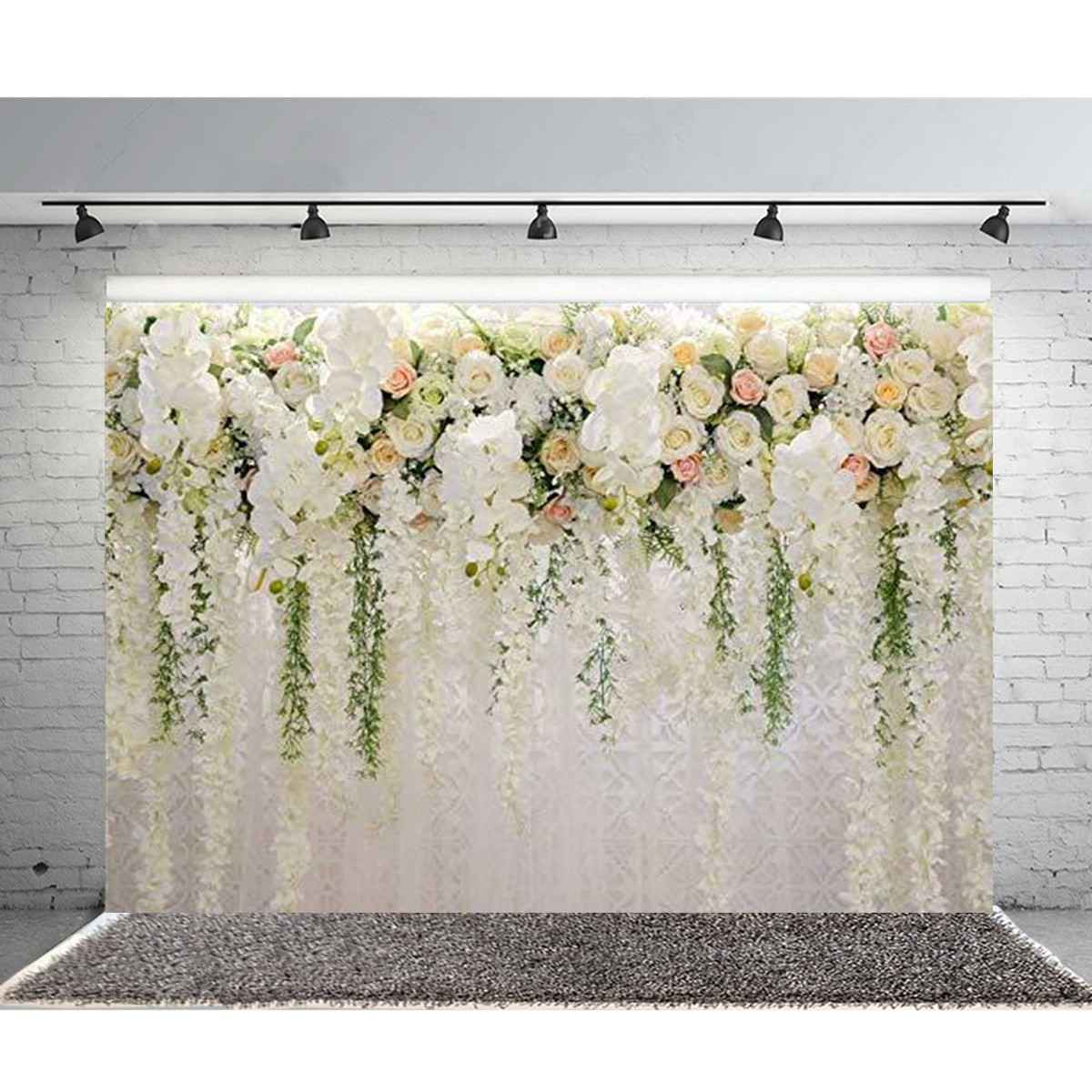 3x5FT-5x7FT-7x10FT-Vinyl-Pink-White-Rose-Flower-Wedding-Photography-Backdrop-Background-Studio-Prop-1638976-3