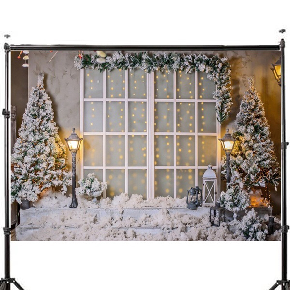 3x5FT-5x7FT-Vinyl-Christmas-Tree-Snow-Window-Light-Photography-Backdrop-Background-Studio-Prop-1618719-1