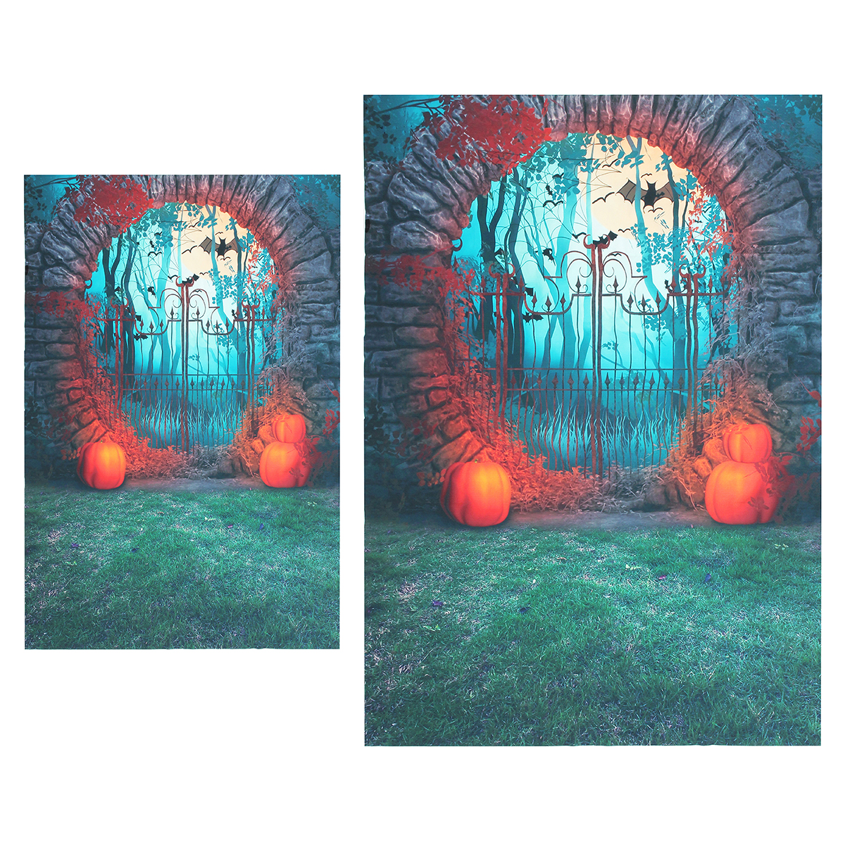 3x5FT-5x7FT-Vinyl-Halloween-Pumpkin-Bat-Photography-Backdrop-Background-Studio-Prop-1348230-1