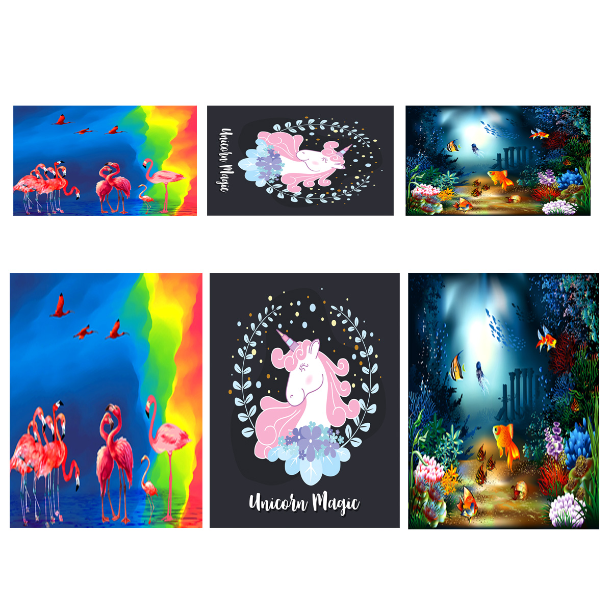 3x5FT-8x10FT-Flamingo-Fish-Unicorn-Animals-Photography-Backdrop-Studio-Prop-Background-1599045-1