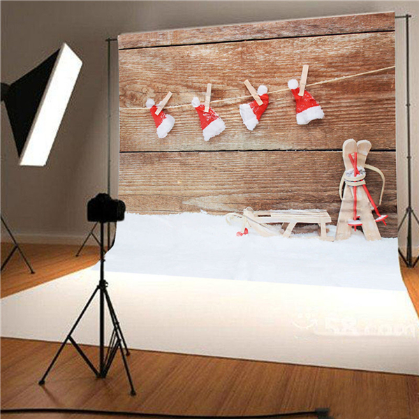 3x5ft-15X1m-Vinyl-Christmas-Snow-Theme-Studio-Photography-Prop-Background-1012393-4