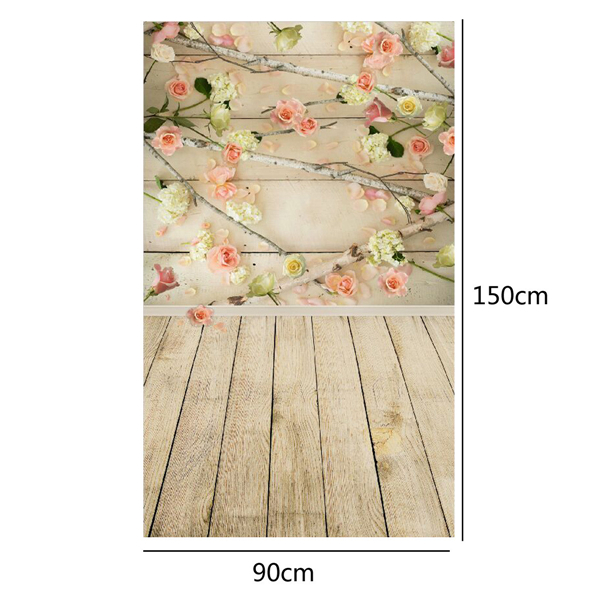 3x5ft-Vinyl-Wooden-Floor-Flower-Backdrops-Photography-Studio-Props-Background-1028370-3
