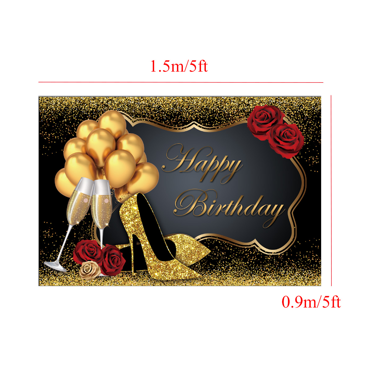 5x3FT-7x5FT-9x6FT-High-Heel-Glass-Golden-Balloon-Birthday-Theme-Photography-Backdrop-Background-Stud-1666631-6