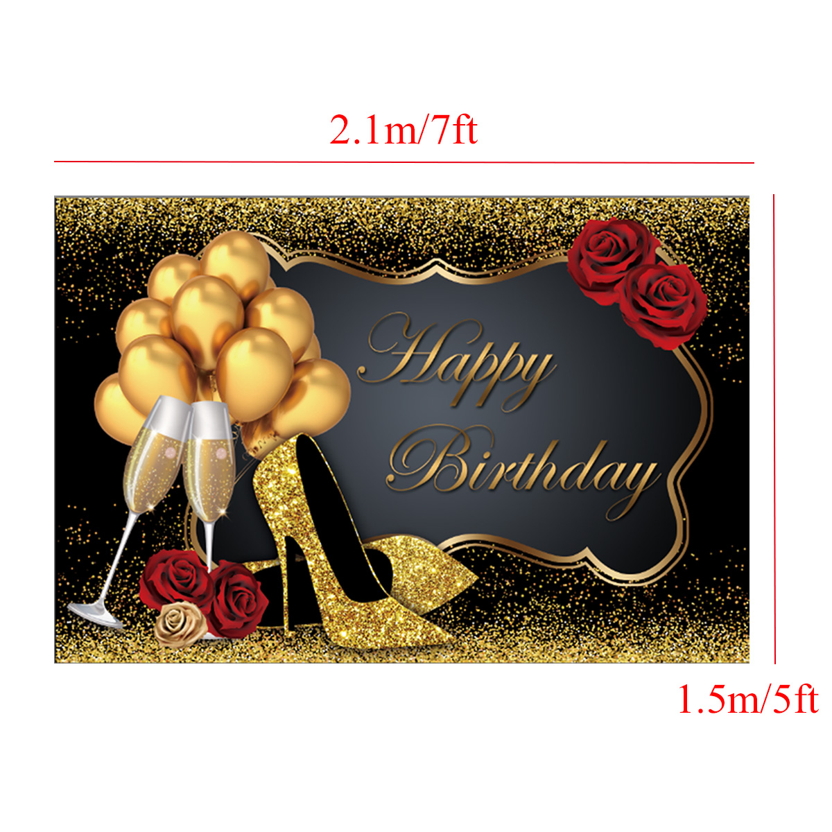 5x3FT-7x5FT-9x6FT-High-Heel-Glass-Golden-Balloon-Birthday-Theme-Photography-Backdrop-Background-Stud-1666631-7