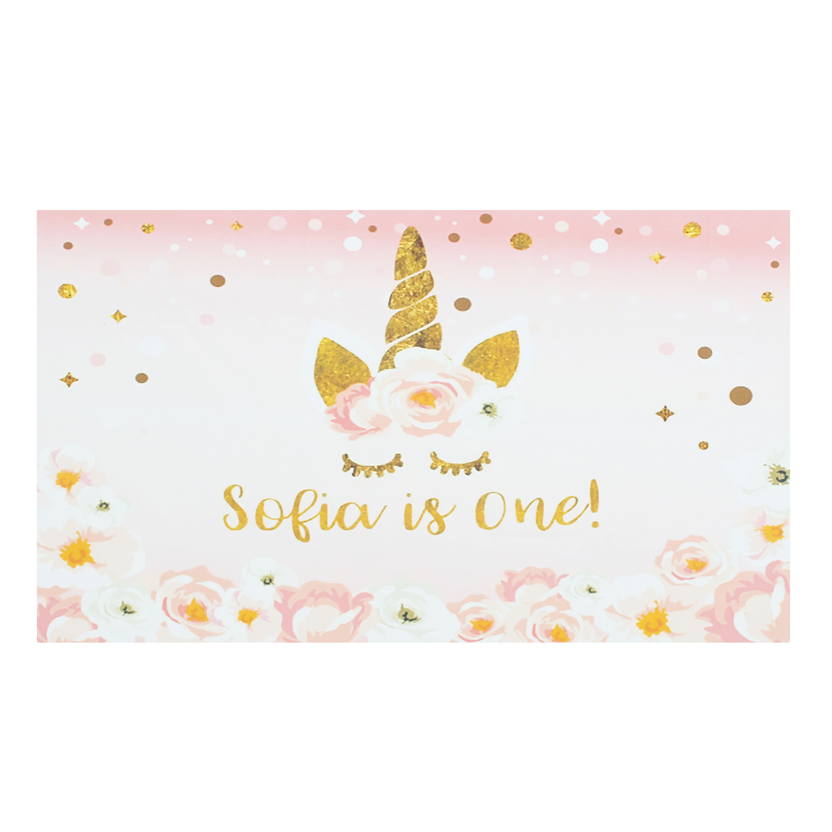 5x3ft-7x5ft-Pink-Sofia-is-One-Unicon-Newborn-Photography-Backdrop-Studio-Prop-Background-1338626-1