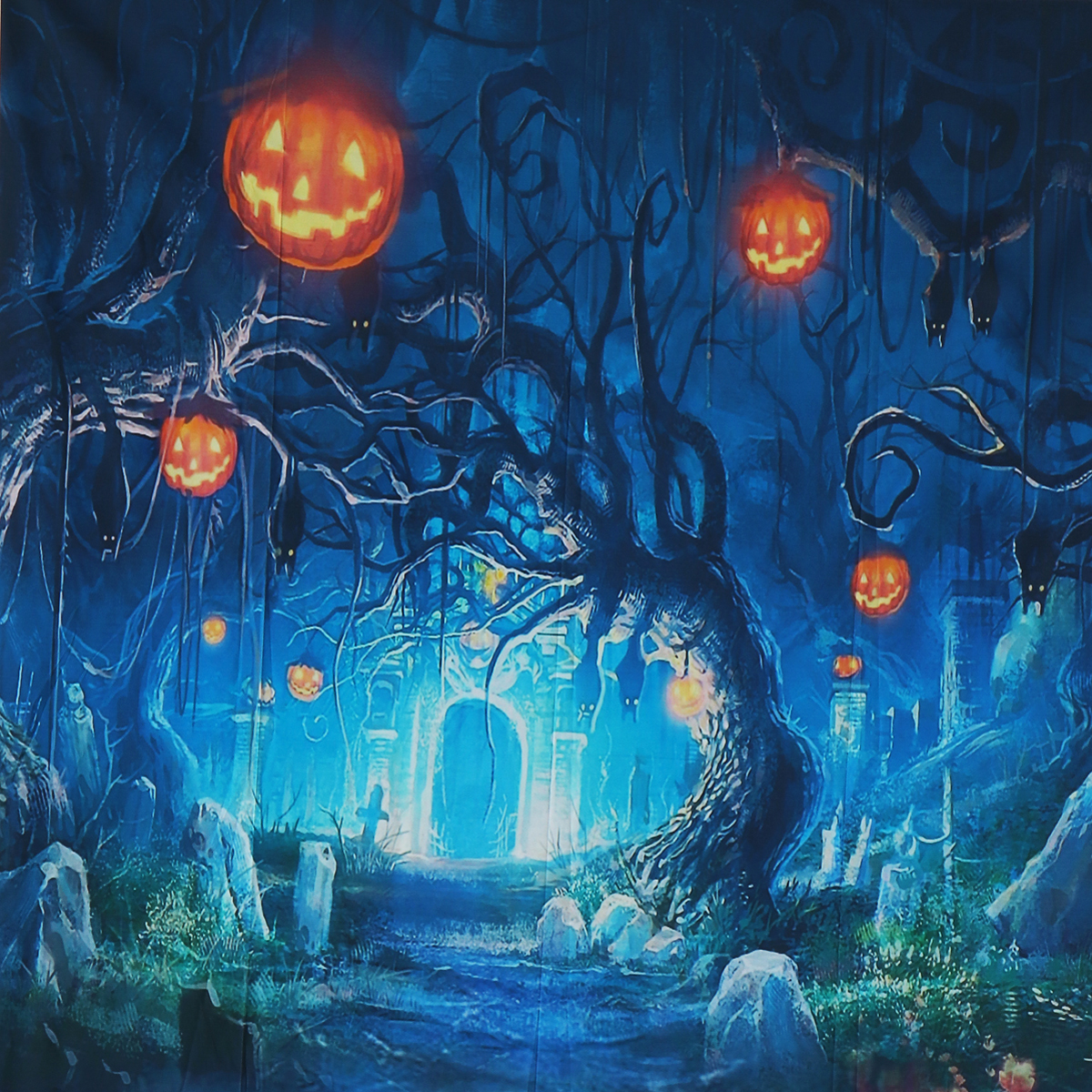 5x7FT-Halloween-Decor-Pumpkin-Light-Wall-Photography-Studio-Backdrop-Background-1364952-4