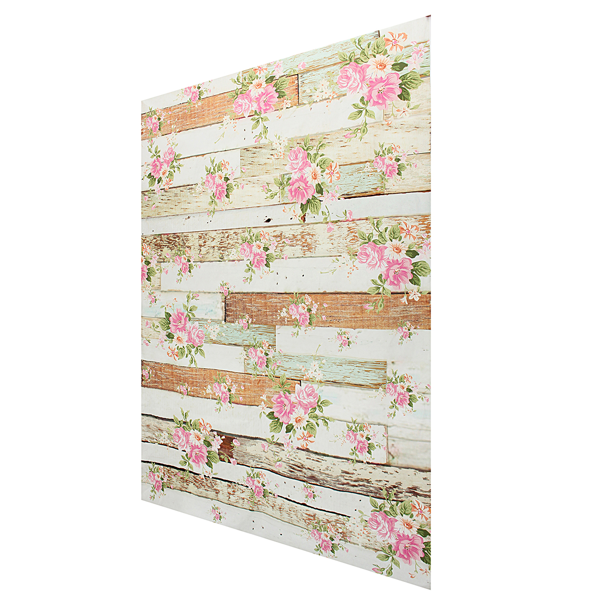 5x7FT-Vintage-Pink-Flowers-Wooden-Floor-Wall-Photo-Studio-Background-Backdrop-Cloth-1116099-5