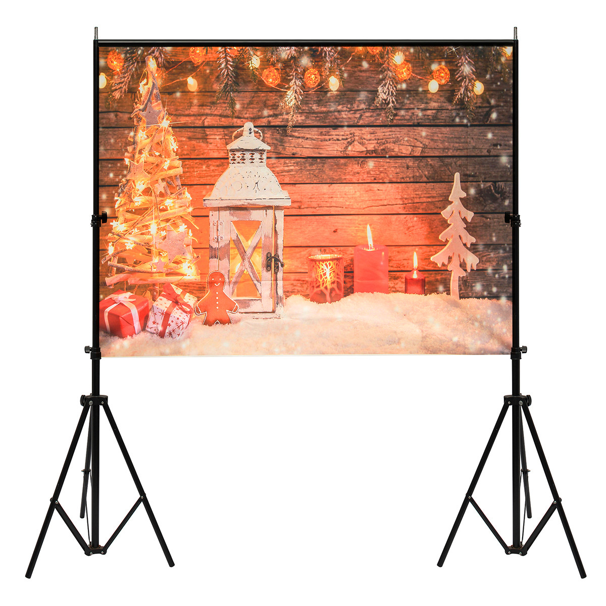 5x7FT-Vinyl-Christmas-Tree-Light-Wood-Wall-Photography-Backdrop-Background-Studio-Prop-1416572-2