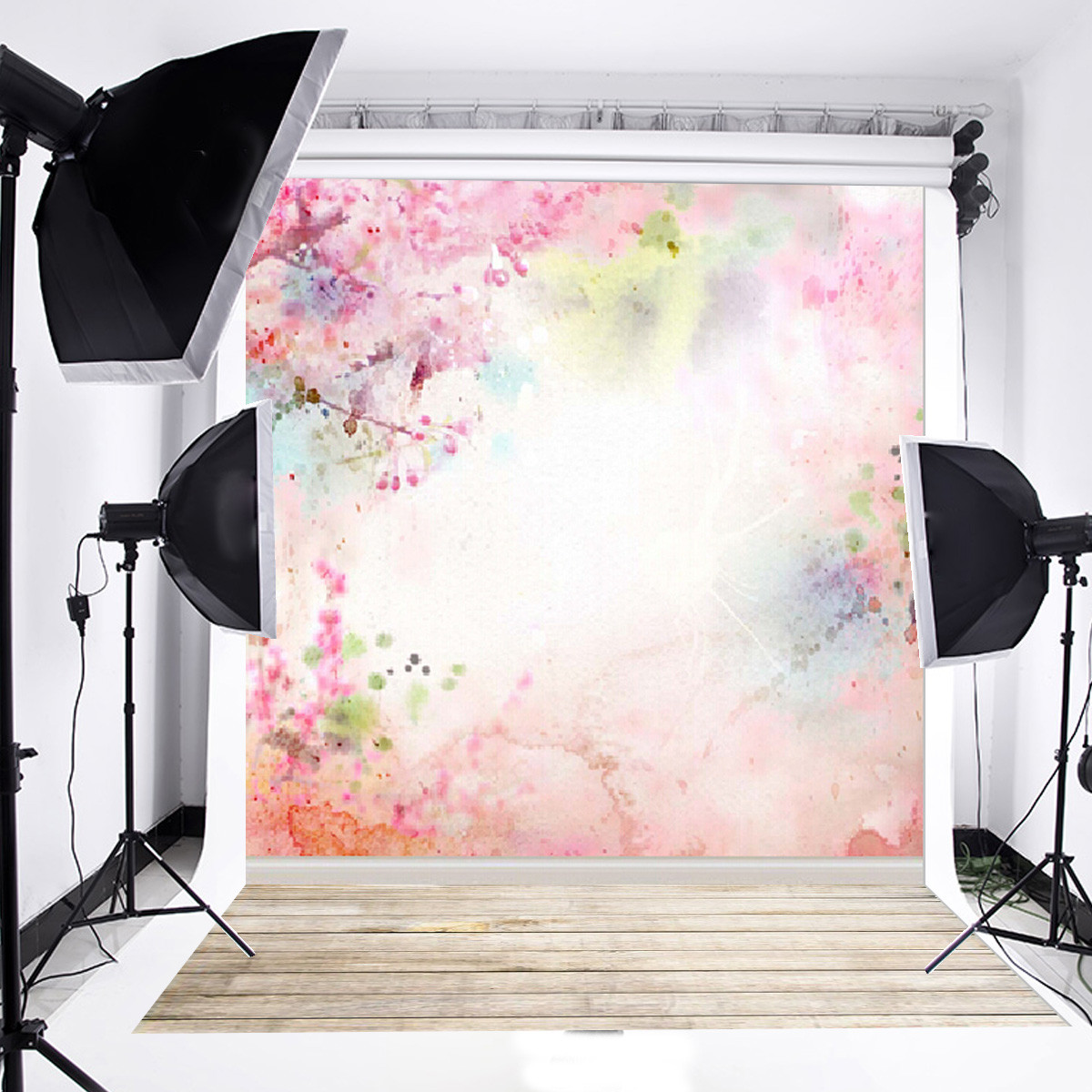5x7FT-Watercolor-Pink-Flower-Floor-Photography-Backdrop-Photo-Background-Props-1128457-2