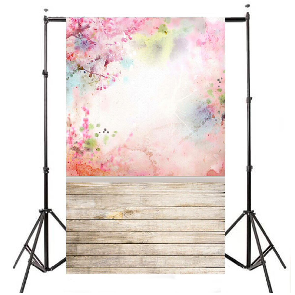 5x7FT-Watercolor-Pink-Flower-Floor-Photography-Backdrop-Photo-Background-Props-1128457-3