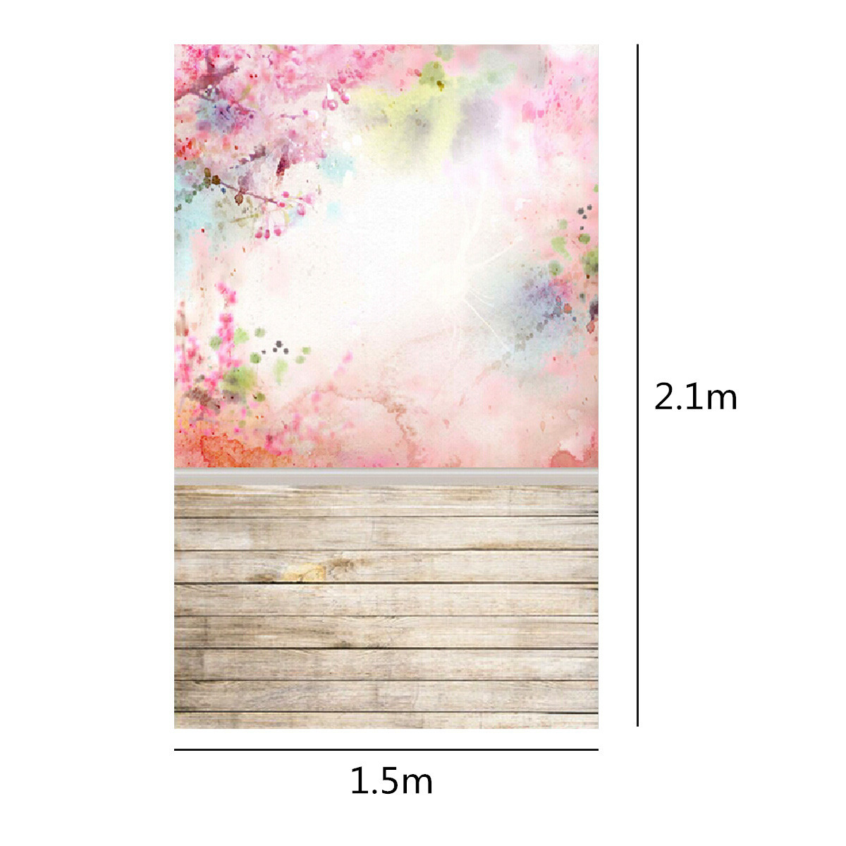 5x7FT-Watercolor-Pink-Flower-Floor-Photography-Backdrop-Photo-Background-Props-1128457-5