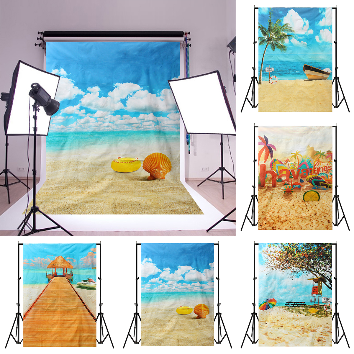 5x7ft-Summer-Sunshine-Beach-Vocation-Sea-Photography-Backdrop-Studio-Prop-Background-1313196-7