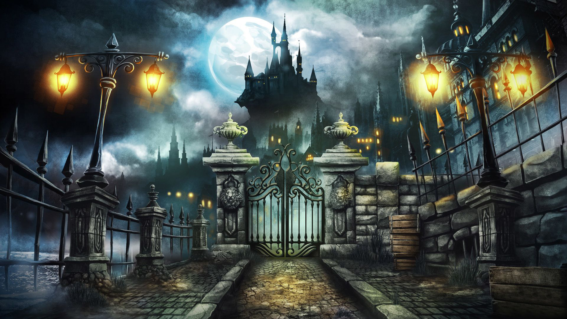 7x5FT-Halloween-Horror-Castle-Theme-Photography-Backdrop-Studio-Prop-Background-1404518-2