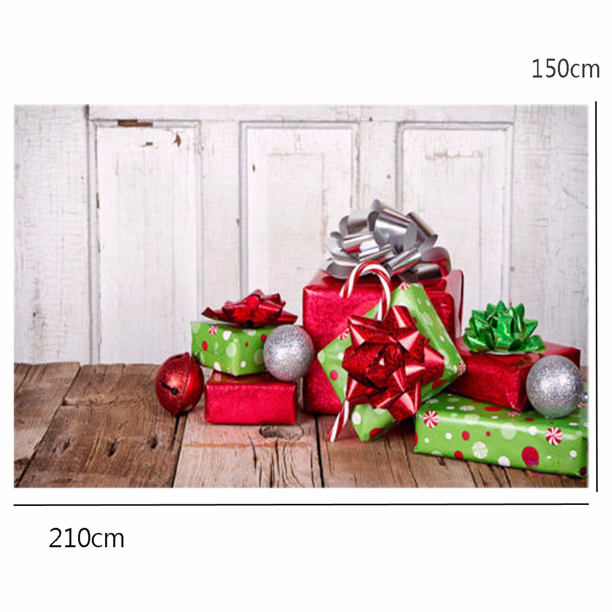 7x5FT-Photography-Background-Vinyl-Christmas-Gift-Wood-Studio-Backdrop-21x15m-1237949-3