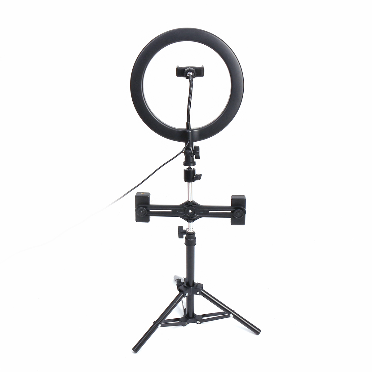 8-Inch-Video-Photography-Live-Streaming-Ring-Light-with-50cm-Light-Stand-3-Phone-Clip-1581006-2