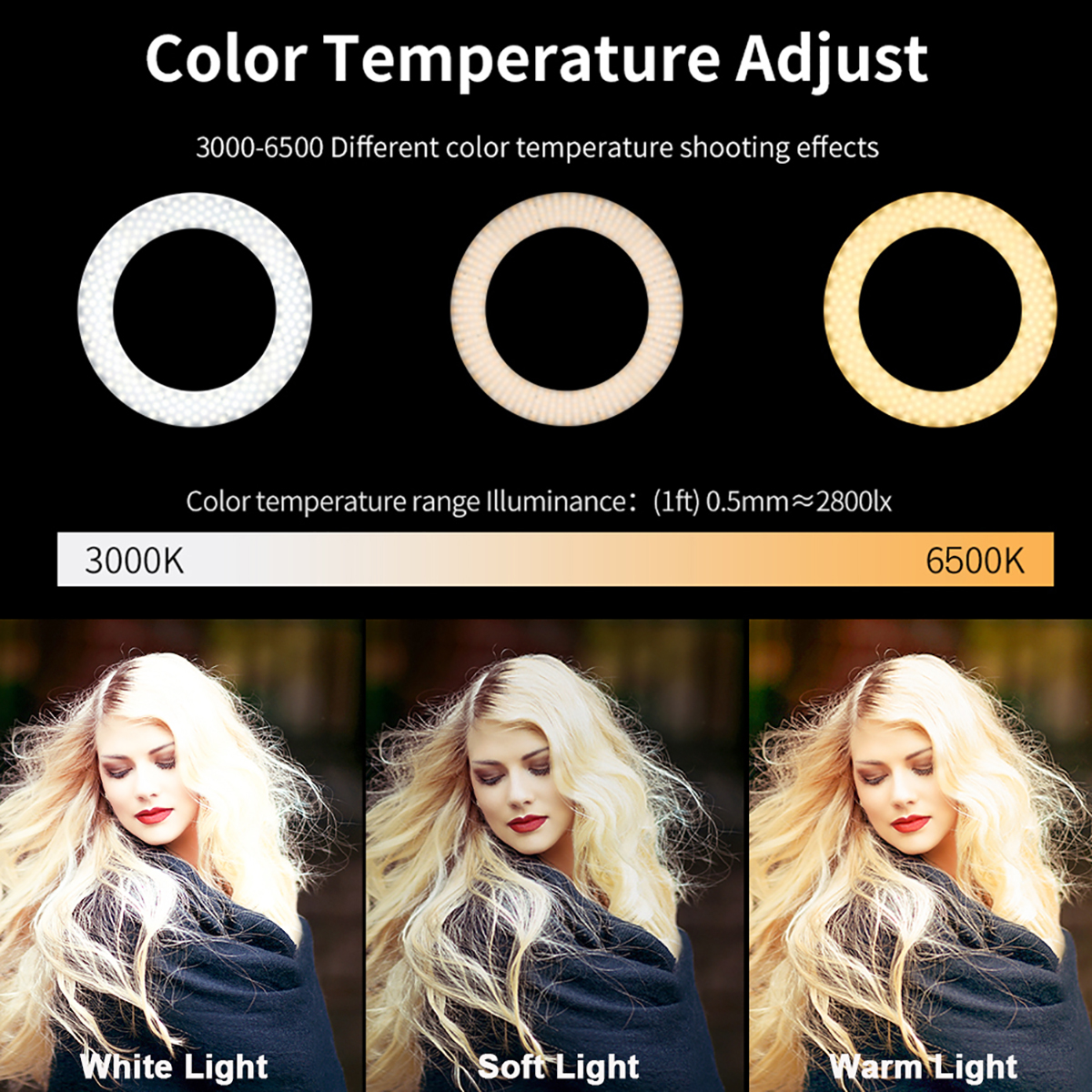 866quot-Live-Stream-Makeup-Mirror-Selfie-LED-Ring-Light-Fill-in-Light-With-Remote-Control-Cell-Phone-1635844-5