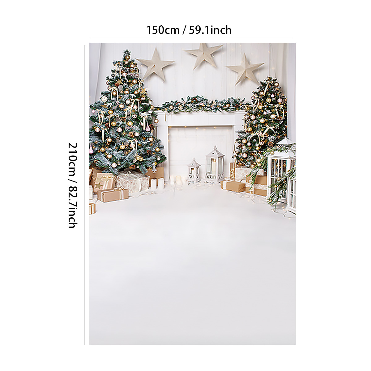 Christmas-Photography-Backdrops-White-Fireplace-Wood-Floor-Background-Cloth-Photo-Studio-Background--1763597-11
