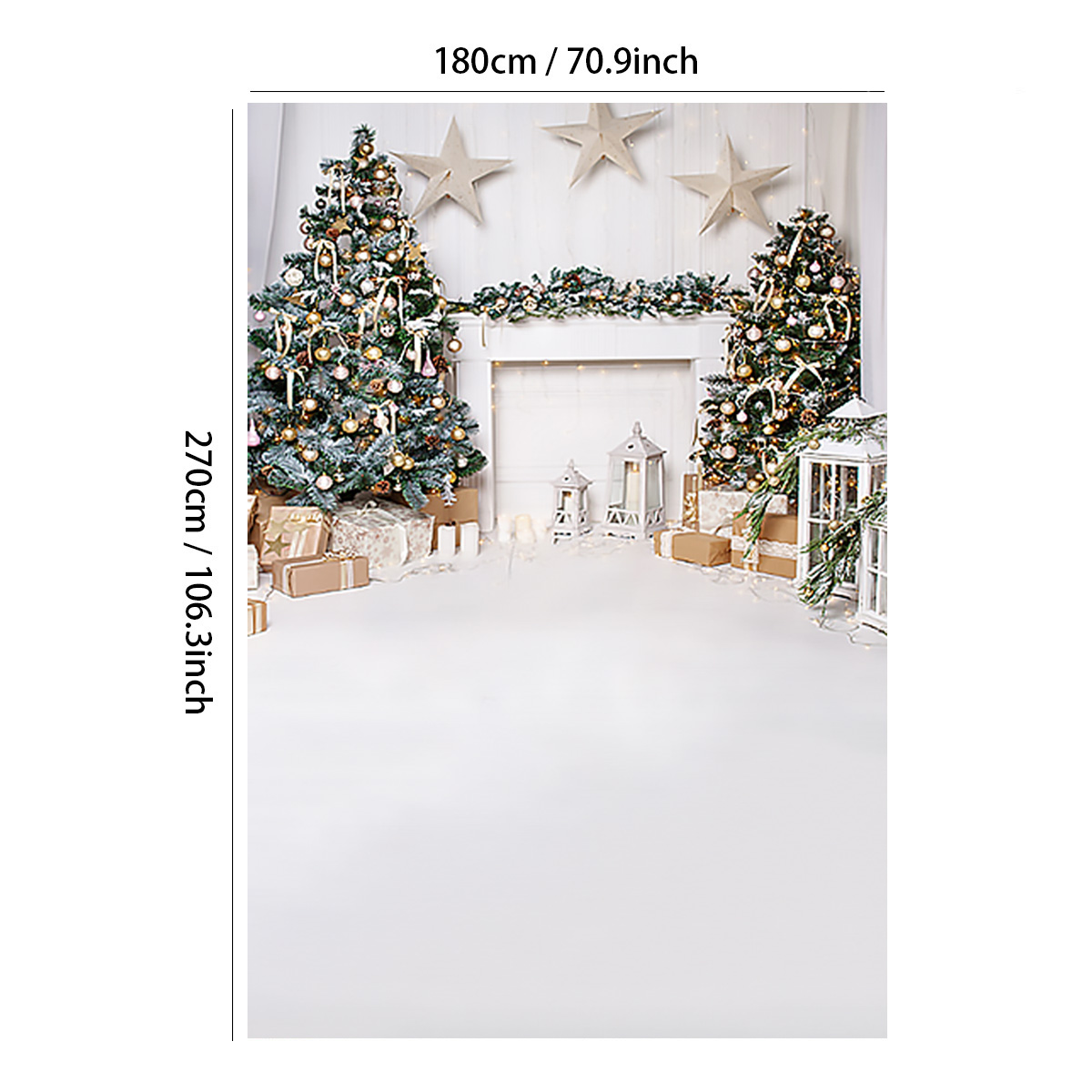 Christmas-Photography-Backdrops-White-Fireplace-Wood-Floor-Background-Cloth-Photo-Studio-Background--1763597-12