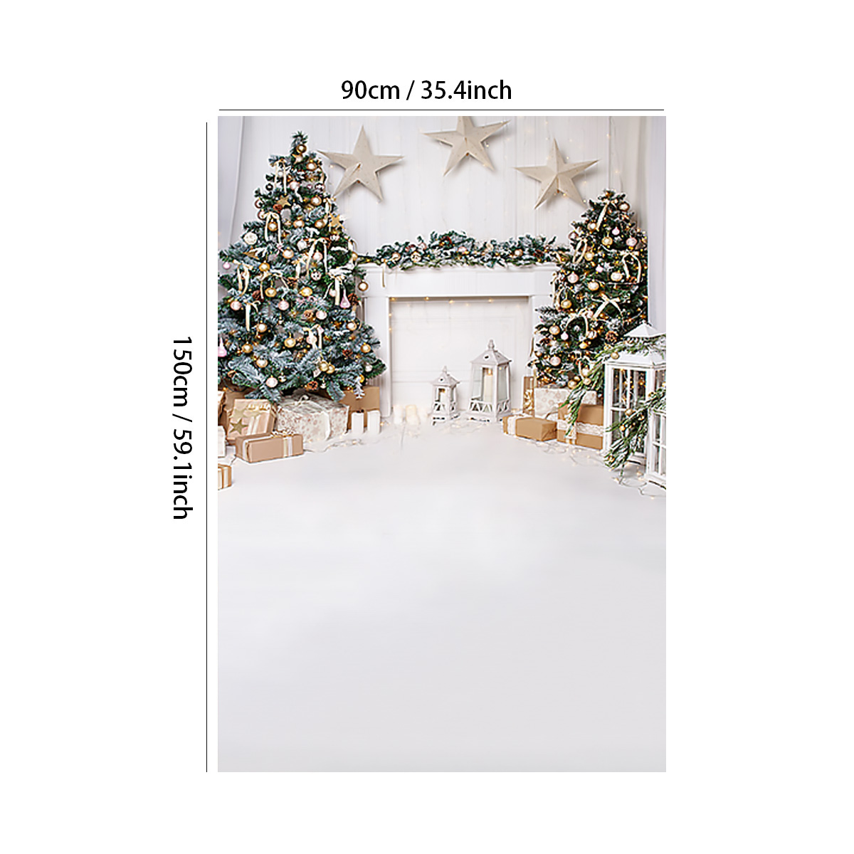 Christmas-Photography-Backdrops-White-Fireplace-Wood-Floor-Background-Cloth-Photo-Studio-Background--1763597-10