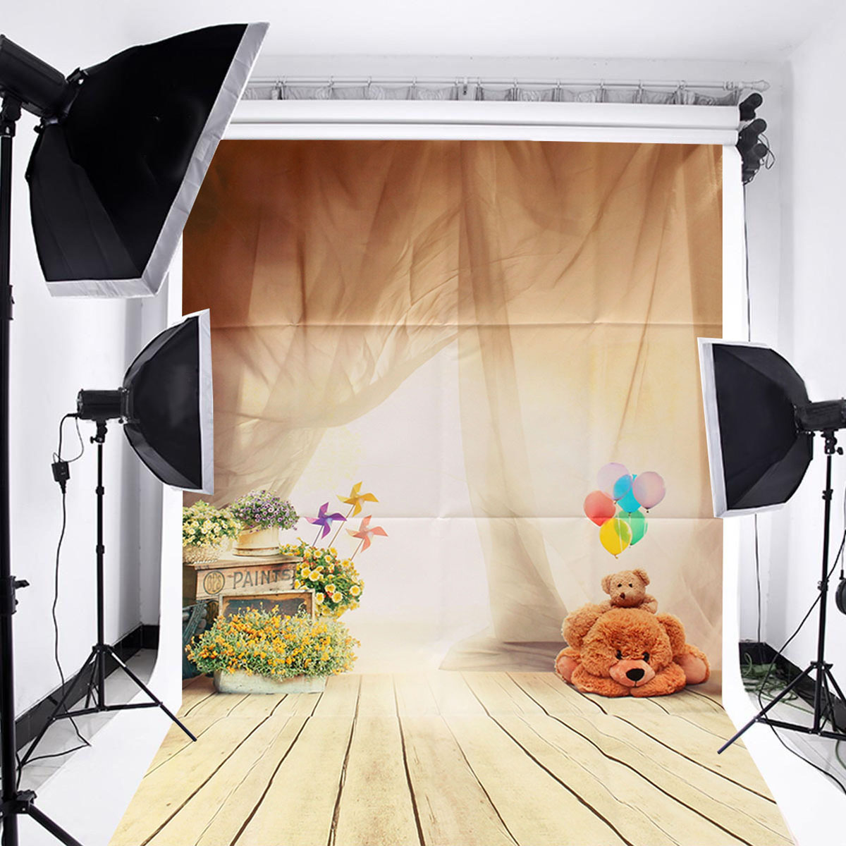 Clearance-Price3x5FT-Vinyl-Kids-Child-Photography-Backdrop-Ballon-Bear-Curtain-Photo-Background-1072113-1