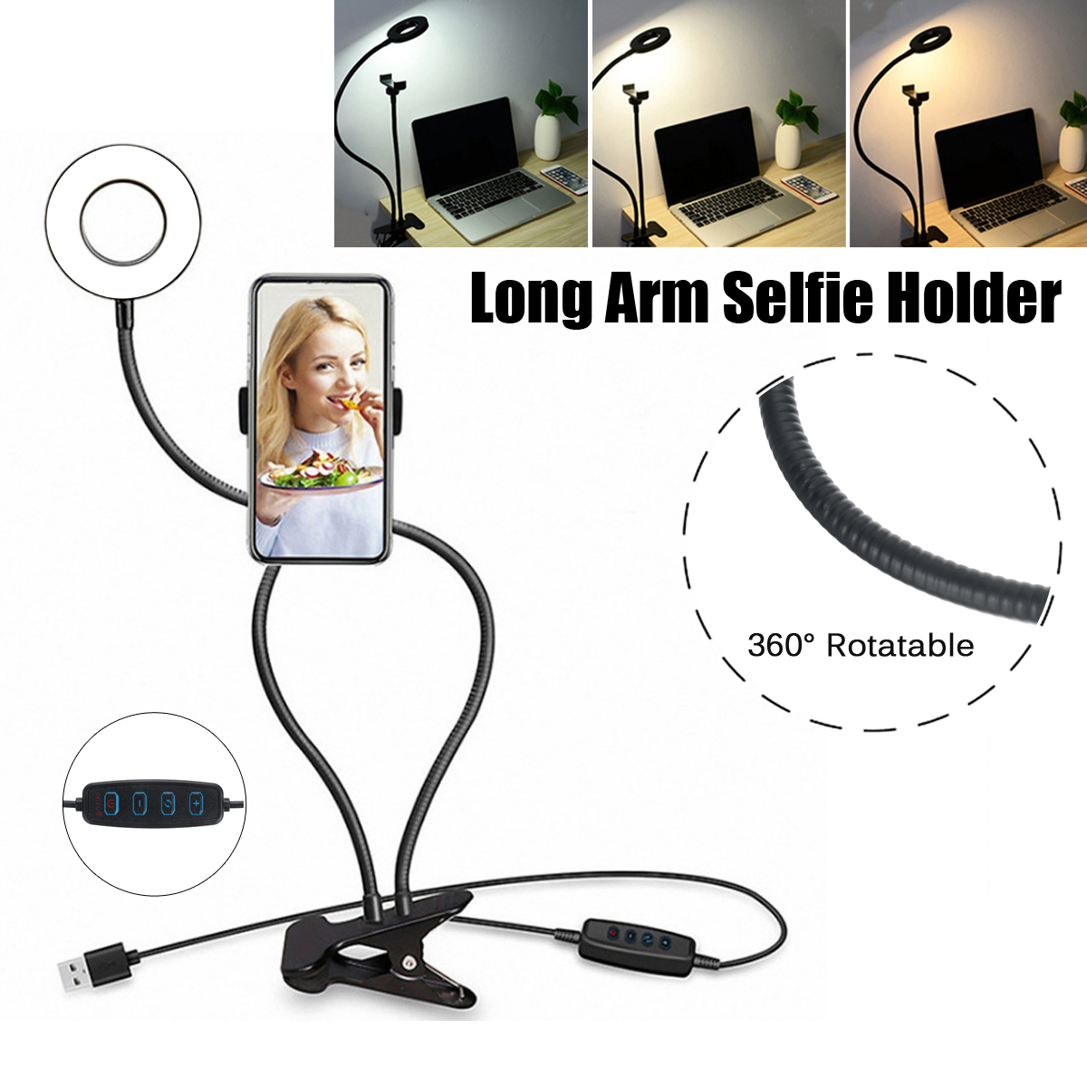 Clip-LED-Ring-Light-for-Selfie-Live-Broadcast-3000-5000K-Dimmable-Makeup-Fill-Light-for-Youtube-Face-1702483-1