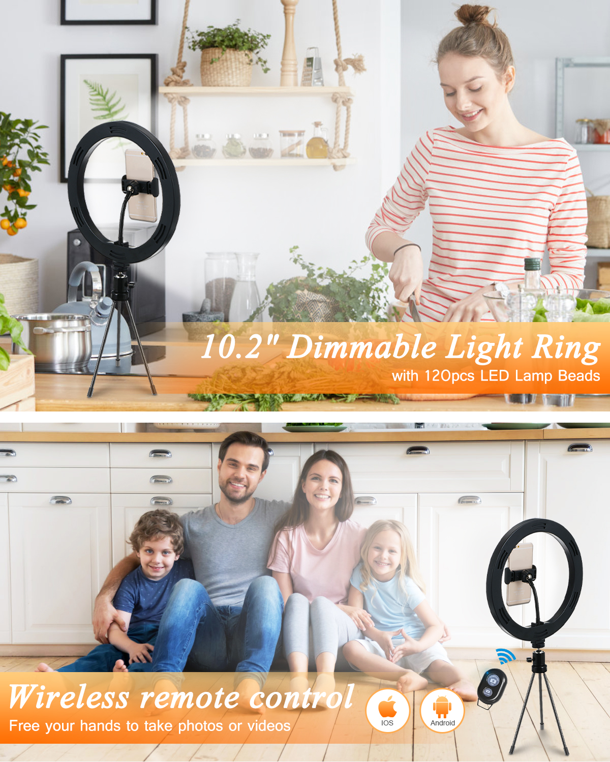 ELEGIANT-EGL-02C-102-Inch-LED-Ring-Light-Selfie-Dimmable-Ring-Lamp-with-Tripod-Stand-Cell-Phone-Hold-1763940-6